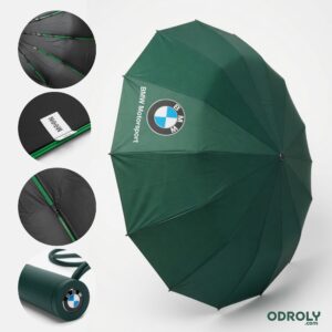 BMW 16 Shik 2x3 Ribs Auto Open Close Umbrella - Moon