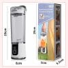 Digital Display Portable Juicing Cup -700 ml - HP-189 Digital Display Portable Rechargeable Juicier Cup HP-189