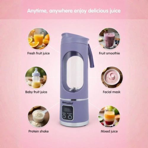 Miyako Portable Rechargeable Juicer Blender LK-0513 Miyako Portable Rechargeable Juicer Blender LK-0513