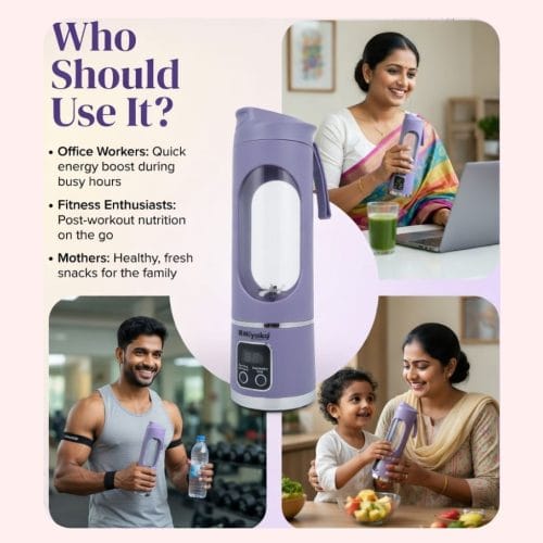 Miyako Portable Rechargeable Juicer Blender LK-0513 Miyako Portable Rechargeable Juicer Blender LK-0513