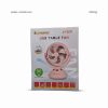 JYSUPER JY-2571 - 6 Long Battery Rechargeable Portable Table Fan Without Light