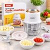 Rechargeable 6-Blade Chopper and Garlic Machine Rechargeable 6-Blade Chopper and Garlic Machine