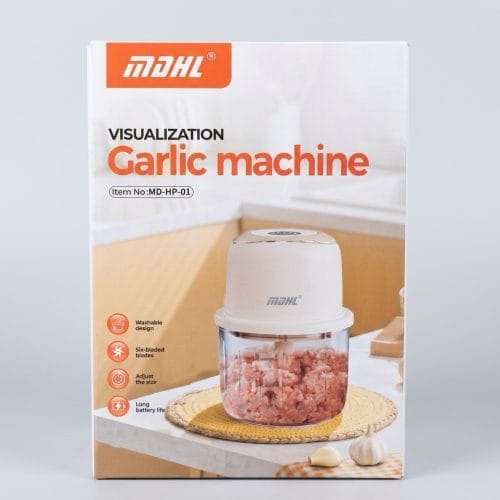 Rechargeable 6-Blade Chopper and Garlic Machine new Large Rechargeable 6-Blade Chopper and Garlic Machine